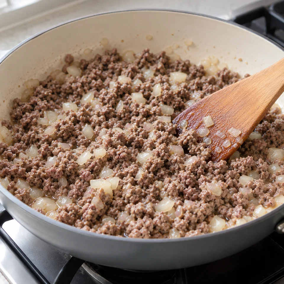 番茄土豆炖牛肉末 · 炒散牛肉
